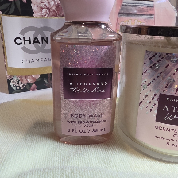 Bath & Body Works A Thousand Wishes Gift Trio Lotion, Candle, Body Wash - Picture 2 of 8